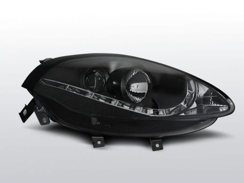 Lampy przednie FIAT BRAVO II 07- DAYLIGHT BLACK