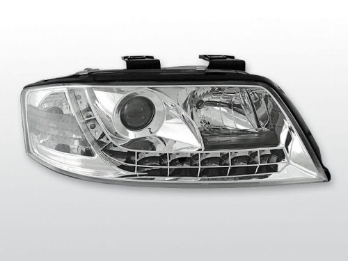 Lampy przednie AUDI A6 05.97-05.01 DAYLIGHT CHROME