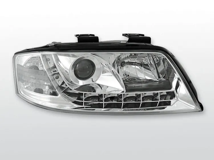 Lampy przednie AUDI A6 05.97-05.01 DAYLIGHT CHROME
