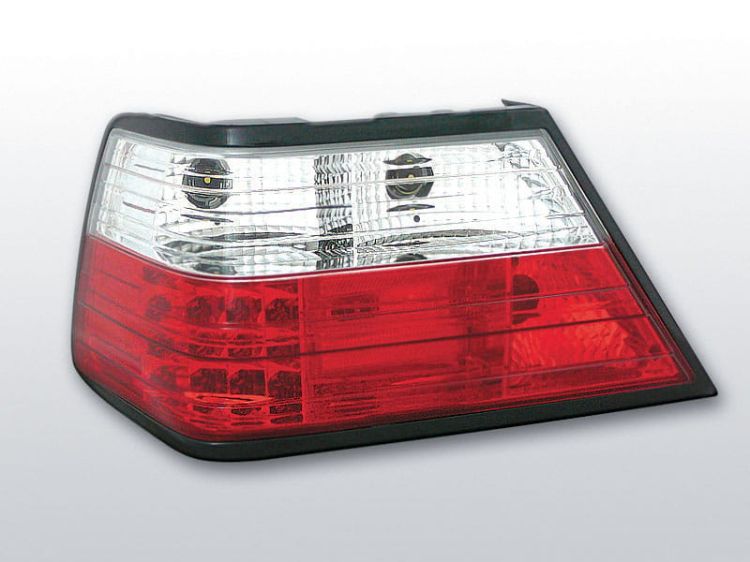 Lampy tylne MERCEDES W124 E-KLASA 01.85-06.95 RED WHITE LED