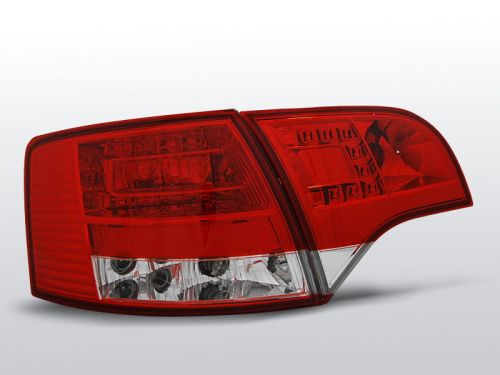 Lampy tylne AUDI A4 B7 11.04-03.08 AVANT RED WHITE LED