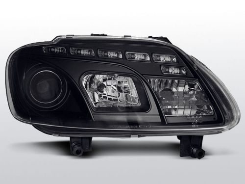 Lampy przednie VW TOURAN 02.03-10.06 / CADDY DAYLIGHT BLACK 