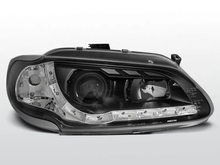 Lampy przednie RENAULT MEGANE/SCENIC 96-02.99 DAYLIGHT BLACK