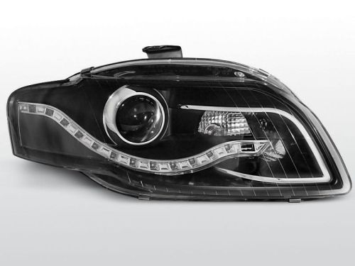 Lampy przednie AUDI A4 B7 11.04-03.08 DAYLIGHT BLACK