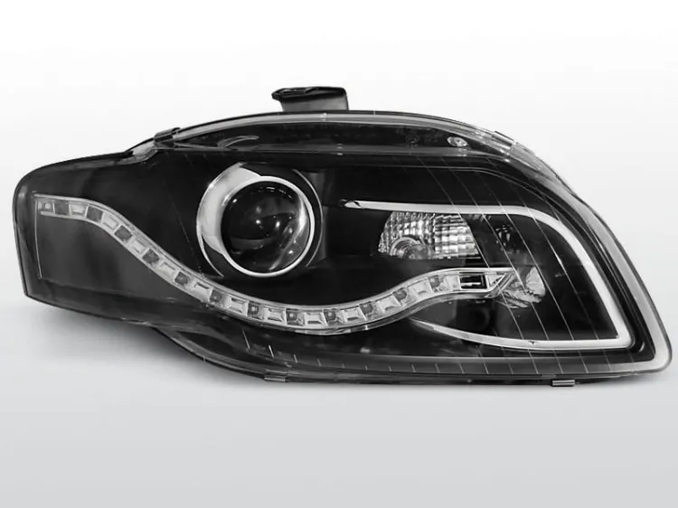 Lampy przednie AUDI A4 B7 11.04-03.08 DAYLIGHT BLACK