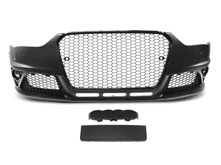 Zderzak przedni Audi A4 B8 12-15 Sedan/Avant RS Black Style Czujniki parkowania PDC