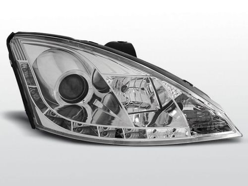 Lampy przednie FORD FOCUS 11.01-10.04 DAYLIGHT CHROME