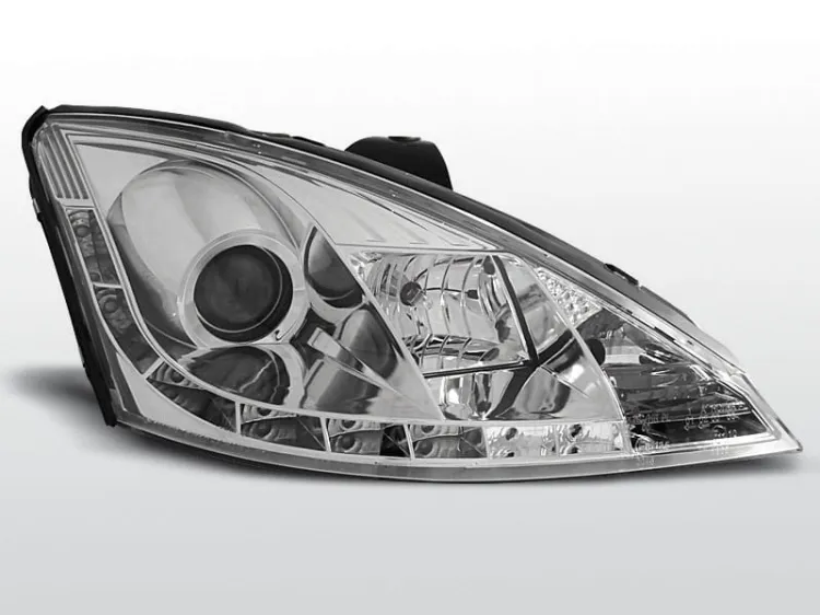 Lampy przednie FORD FOCUS 11.01-10.04 DAYLIGHT CHROME