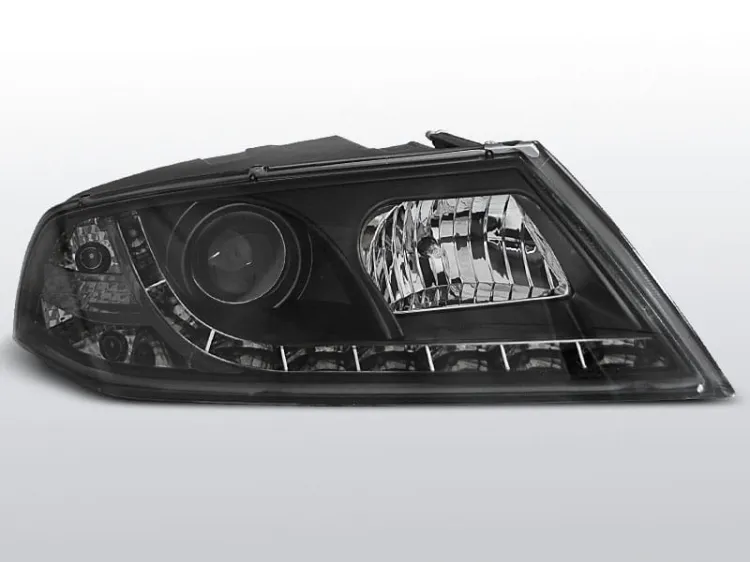 Lampy przednie SKODA OCTAVIA 2 03.04- 08 D2S DAYLIGHT BLACK