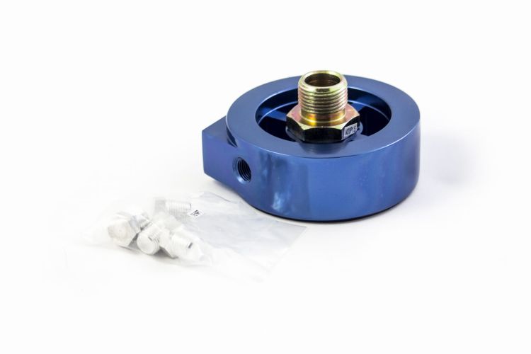 Auto gauge Oil Filter Adapter Blue - Adapter (podkładka) filtra oleju