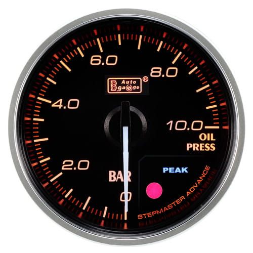 Auto Gauge Premium Oil Pressure - Wskaźnik ciśnienia oleju 52mm