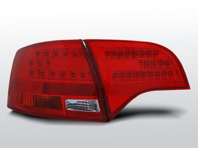 Lampy tylne AUDI A4 B7 11.04-03.08 AVANT RED WHITE LED