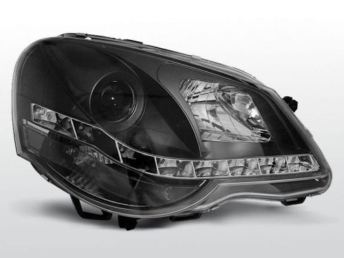 Lampy przednie VW POLO 9N3 04.05-09 DAYLIGHT BLACK