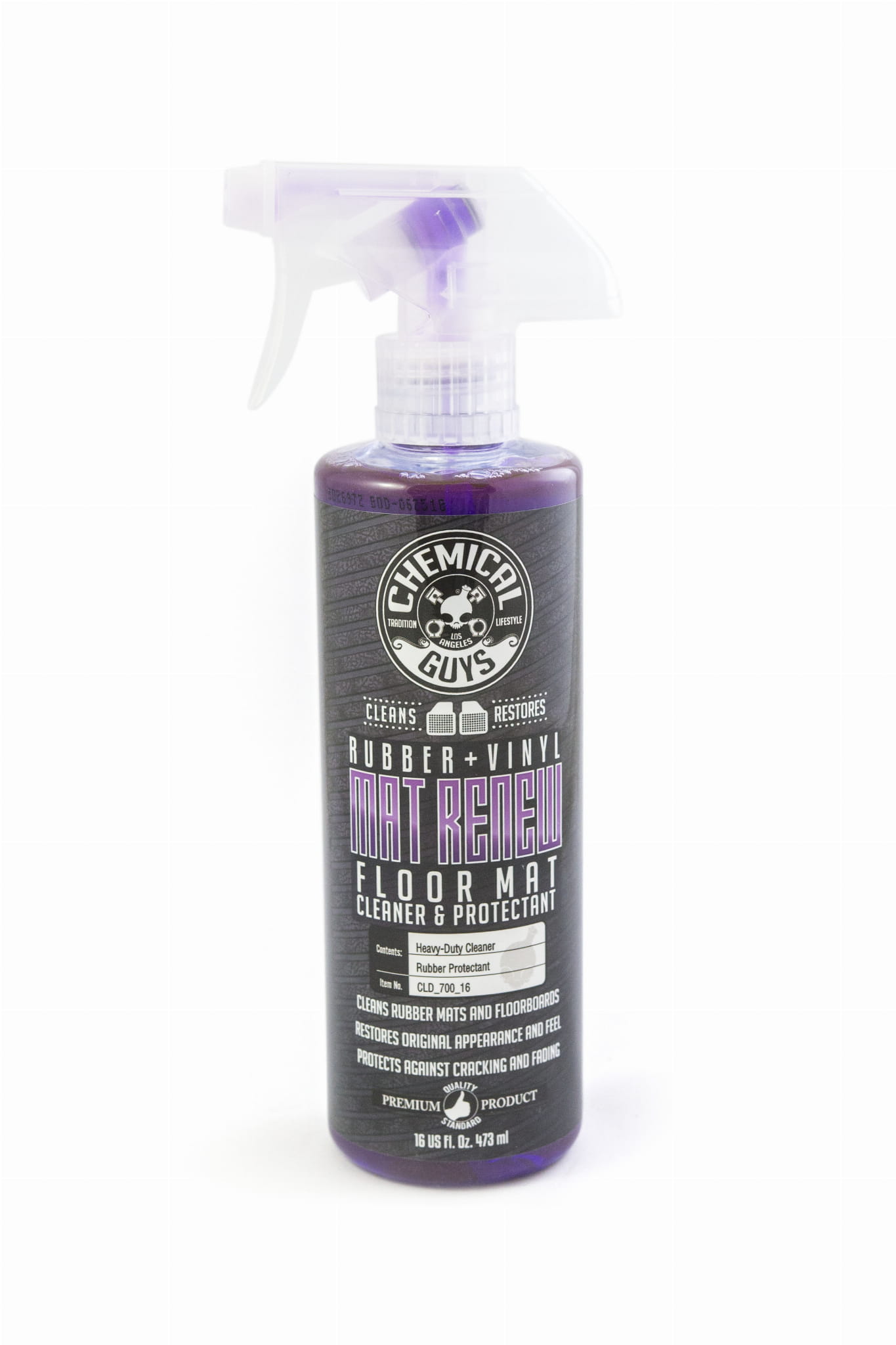 Chemical Guys - Mat Renew Rubber + Vinyl Floor Mat Cleaner And Protectant  OEM Tuning Center Nowości Promocja 