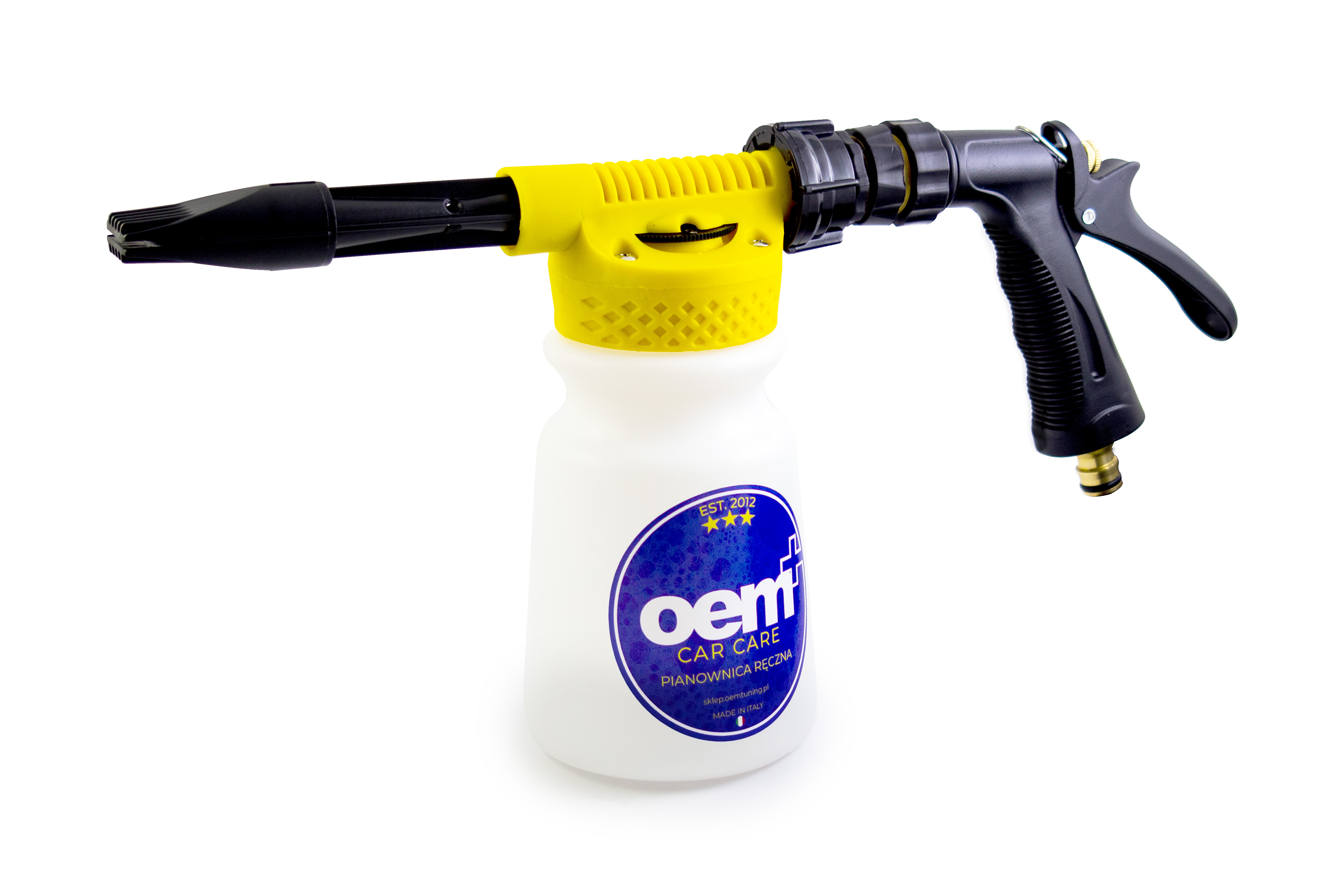 OEM+ Car Care Foam Blaster PRO - Pianownica ręczna niskociśnieniowa na wąż ogrodowy