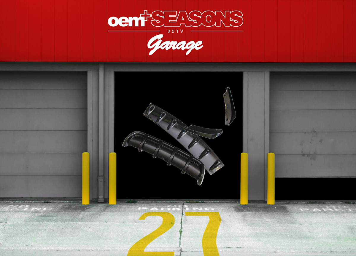 OEM Tuning Center Kraków OEM Seasons Dyfuzor Uniwersalny Splitter Shark Fin canard