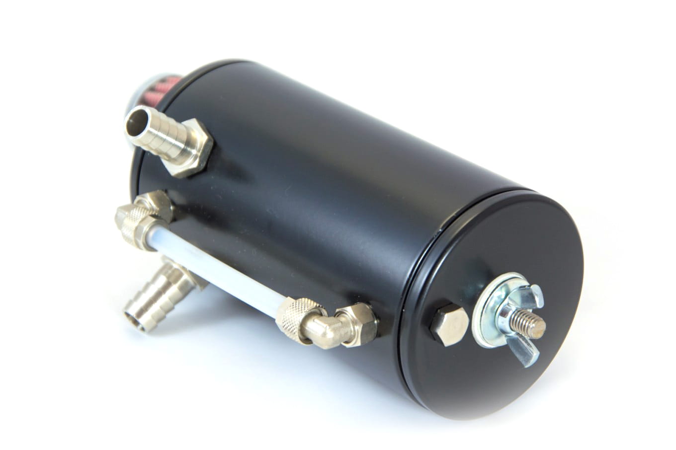 Oil Catch Tank - Separator Oleju Z Filtrem - Czarny