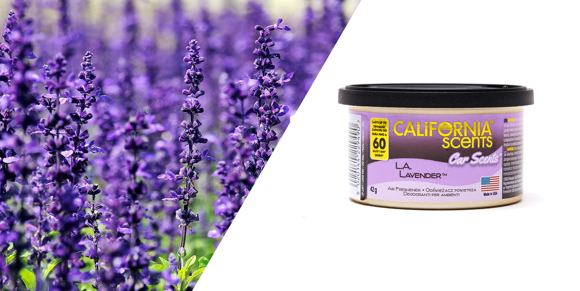 California Scents Car Scent - L.A. Lavender - Zapach Lawendy