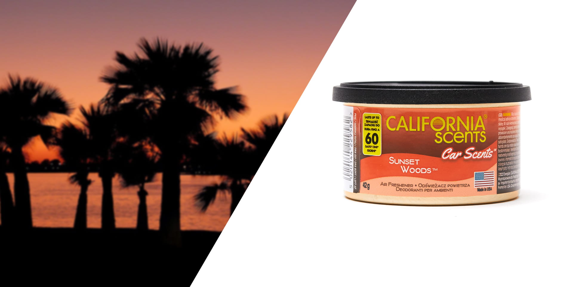 California Scents Car Scent - Sunset Woods - Zapach Drzewa